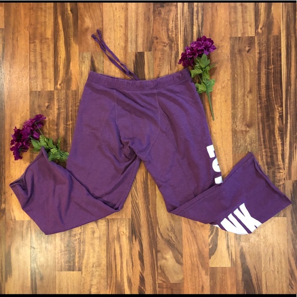 SOLD!!!!🎉PINK VS Purple BF sweats - Picture 4 of 5